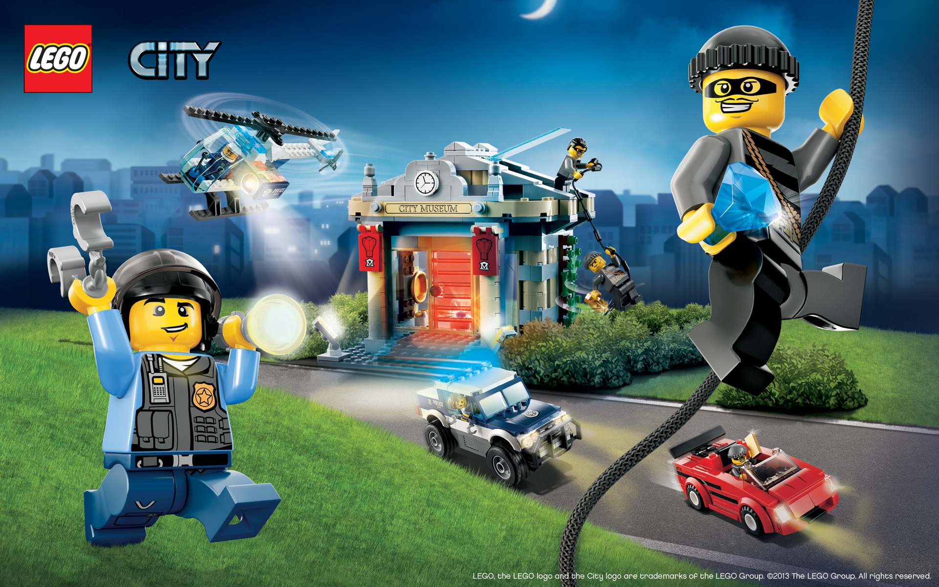 Wallpaper Lego City Elite Police