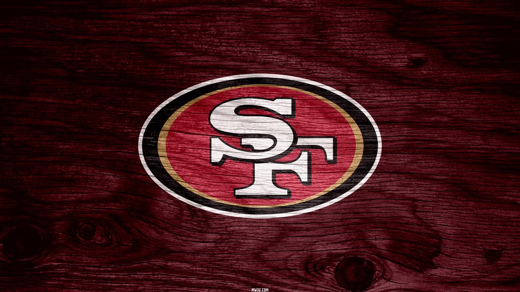 San Francisco 49ers Red Weathered Wood Wallpaper for Samsung Galaxy S3 1024x576