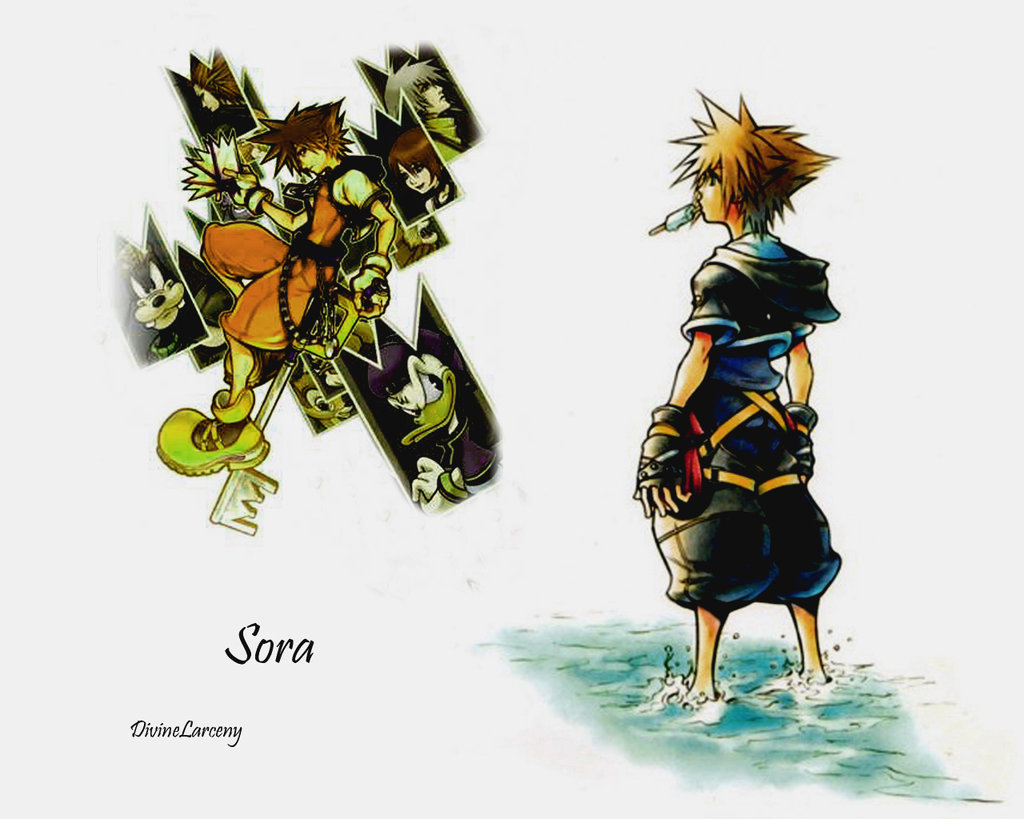 Kingdom Hearts Wallpaper Sora By Divinelarceny Fan Art Games