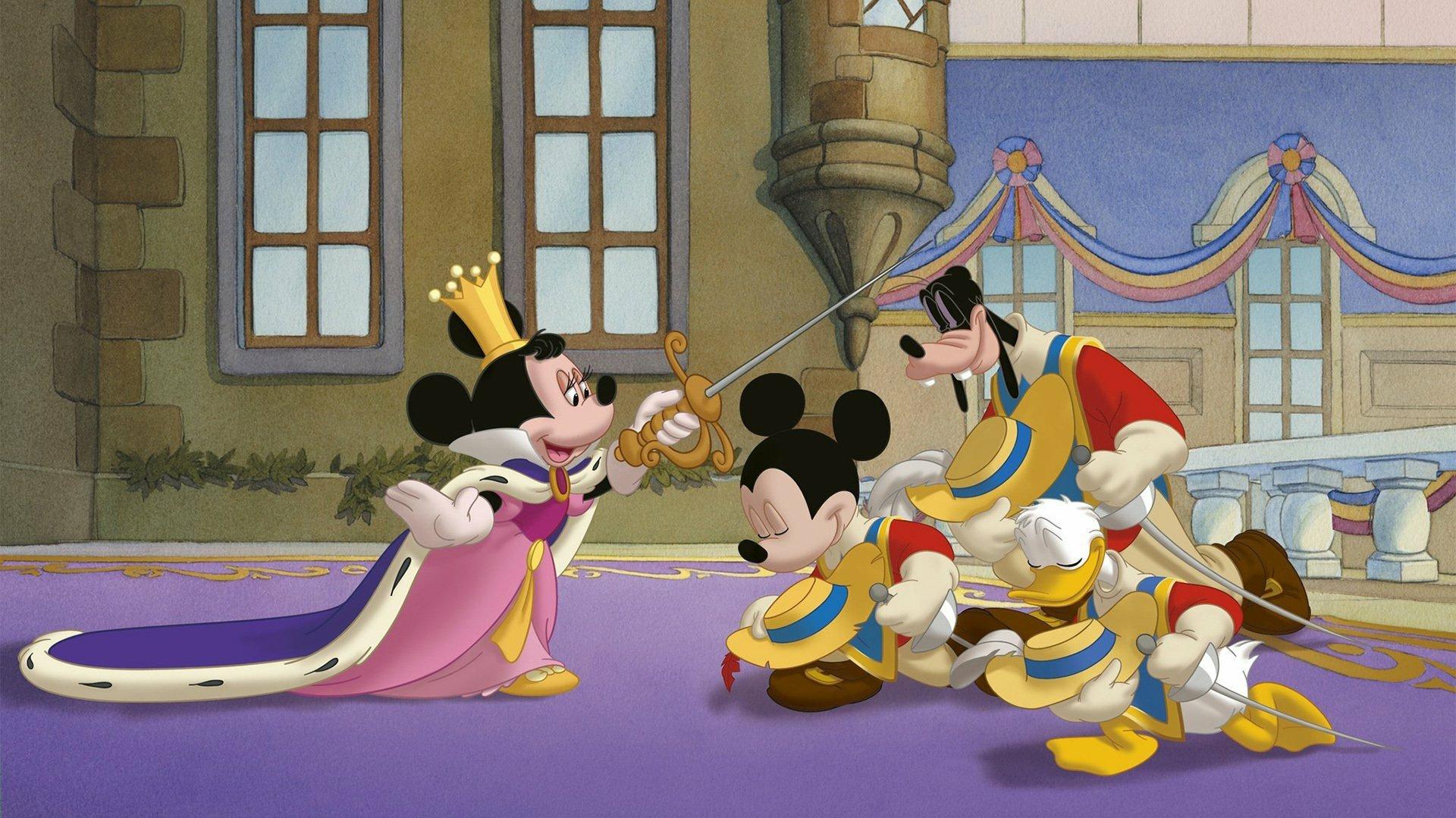 Mickey Donald Goofy The Three Musketeers HD Wallpaper And