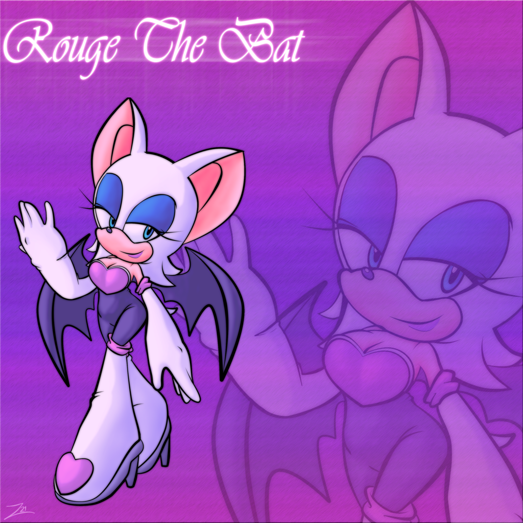 Rouge The Bat Wallpaper Collab By Grim Zitos
