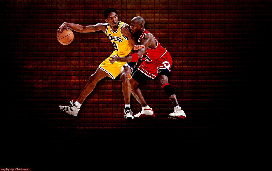 HD wallpaper Michael Jordan basketball smile NBA legends Kobe Bryant   Wallpaper Flare