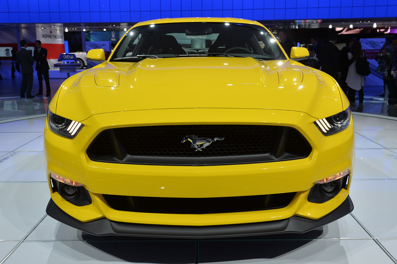 Ford Mustang Gt Triple Yellow Color Photos Wallpics1
