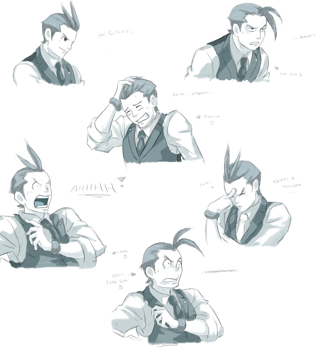 Apollo Justice Faces By Chinchikurin