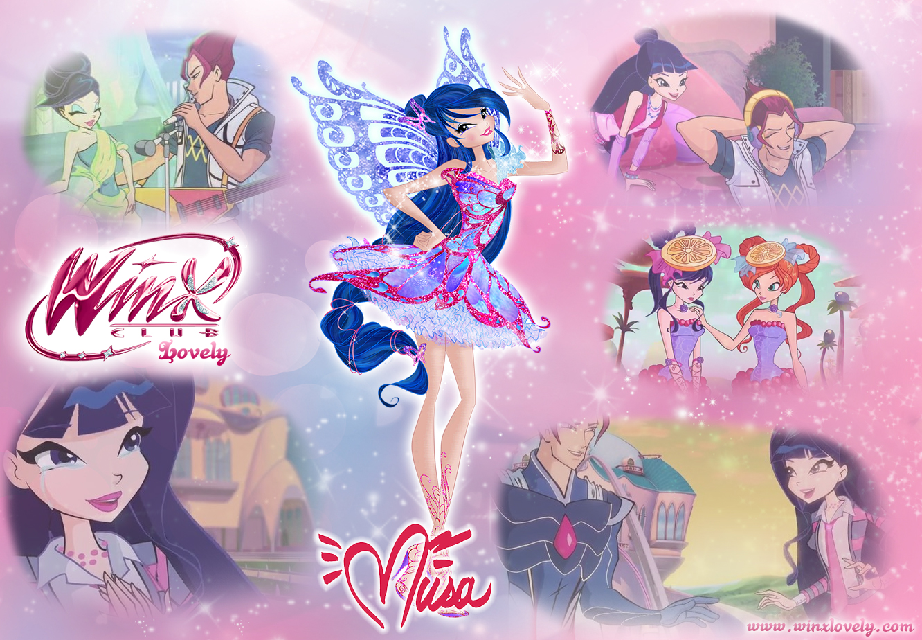 Winx Club Wallpaper Musa Butterflix And Riven By