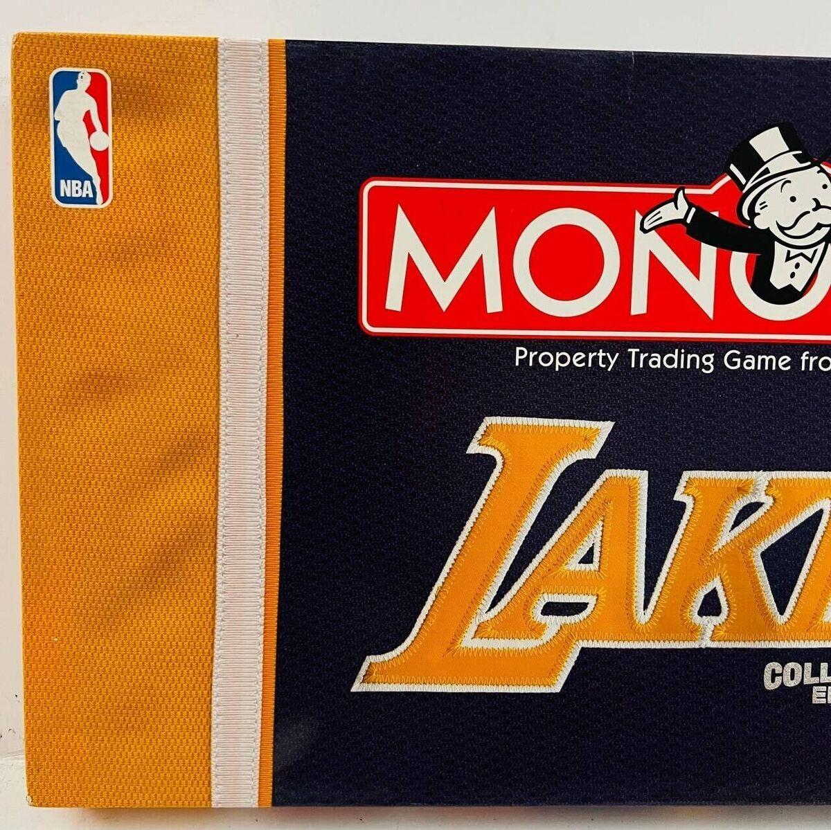 Vintage Monopoly Nba Los Angeles Lakers Collector S Edition