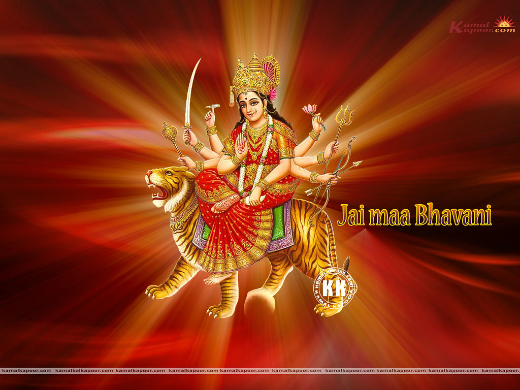 Hindu Godess Maa Durga Wallpaper For Desktop Maa Durga Wal Flickr