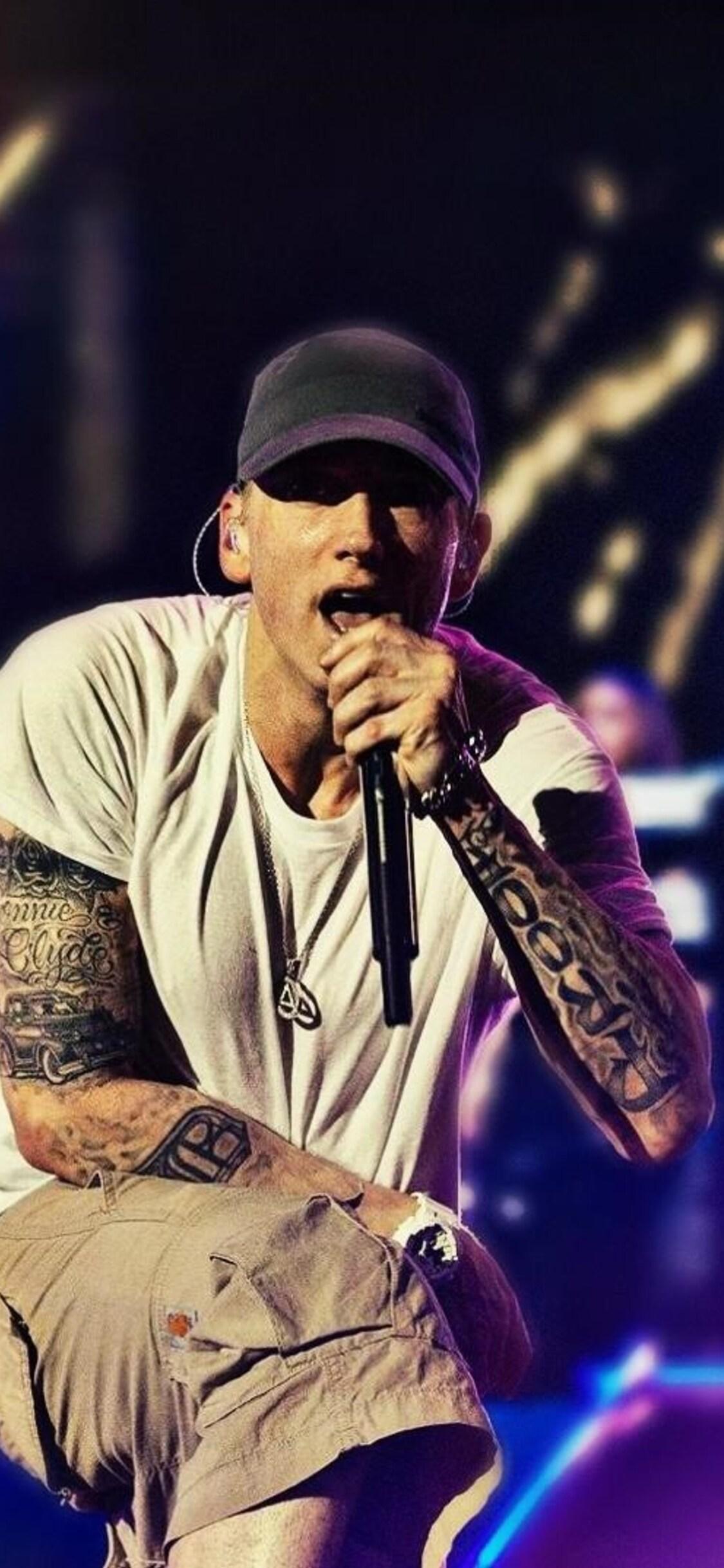 Eminem On Stage iPhone Xs X HD 4k