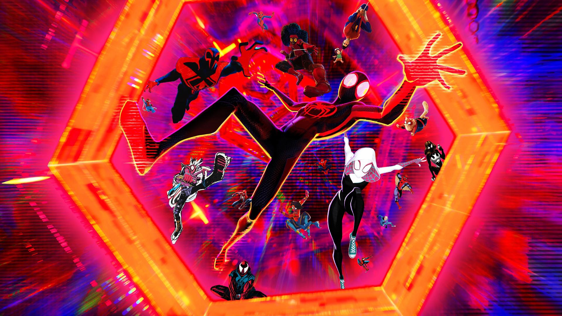 Spider Man Across The Verse Wallpaper By Thekingblader995