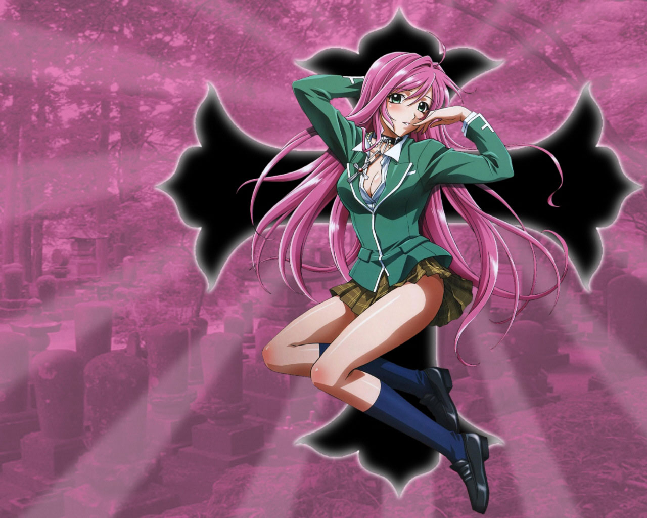 Rosario to Vampire Wallpaper by Lok42hunt on DeviantArt