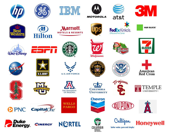 logos with names on them