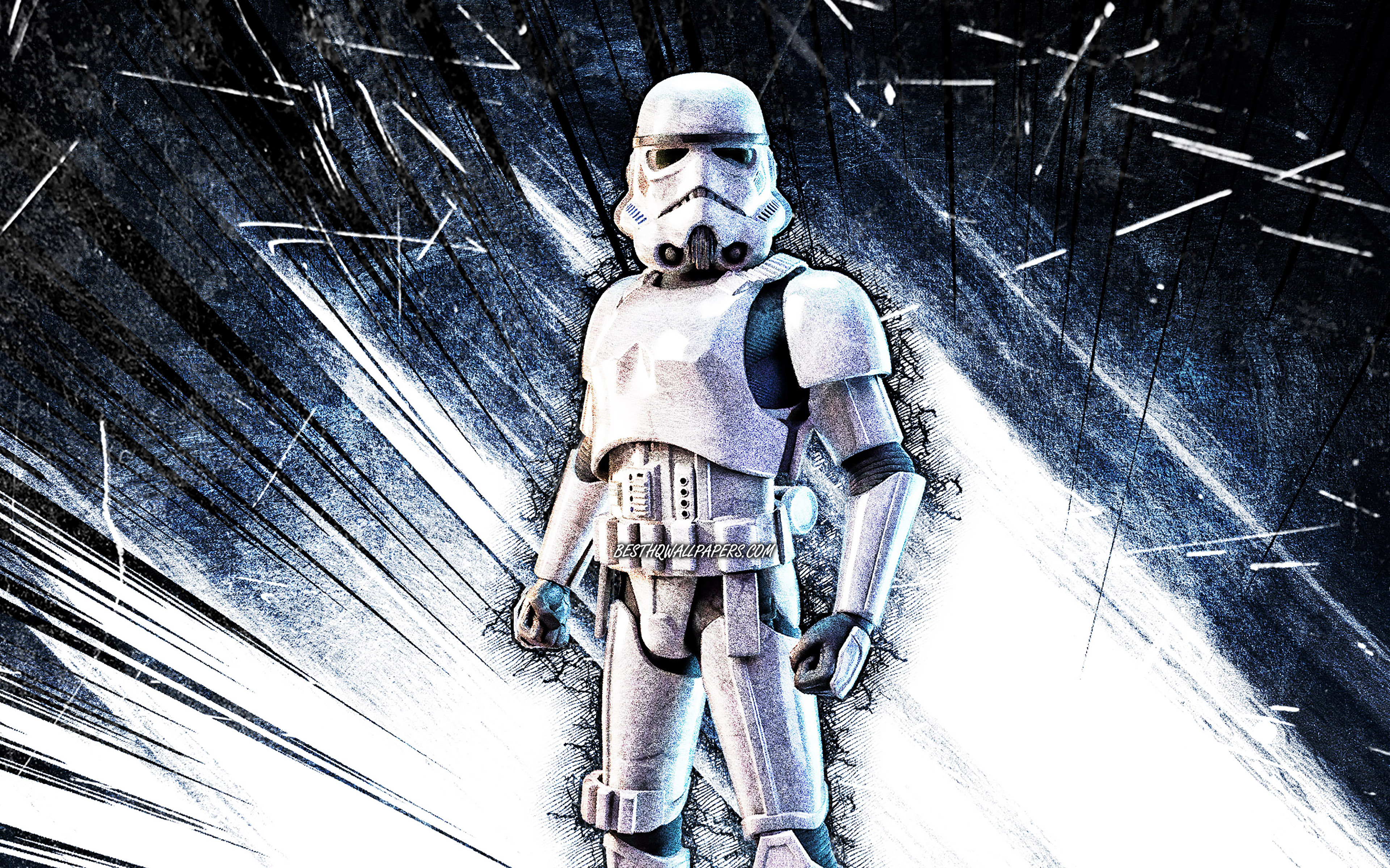 Wallpaper 4k Imperial Stormtrooper Grunge Art