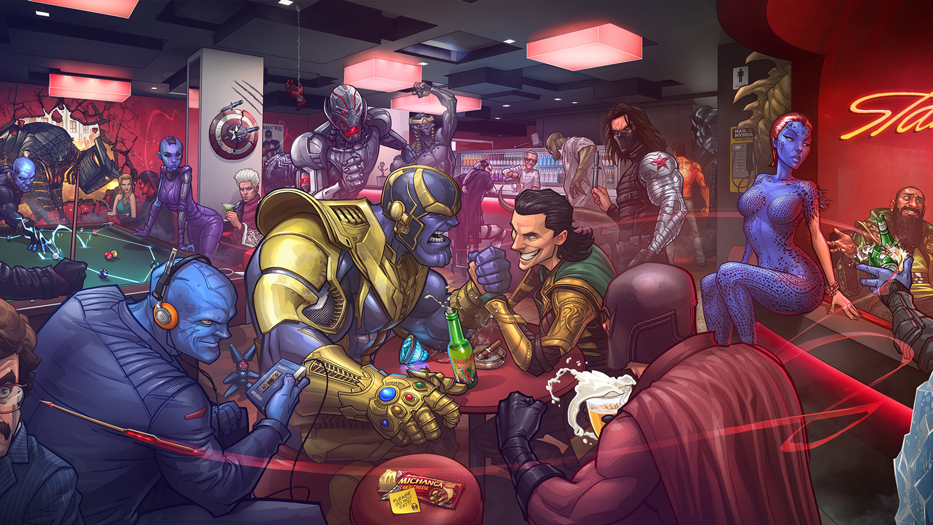 Marvel Villains Laptop Full HD 1080p 4k Wallpaper Image Photos And