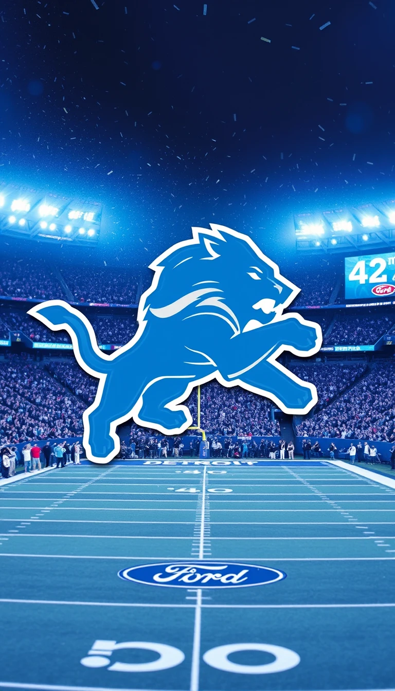 Detroit Lions Phone Wallpaper