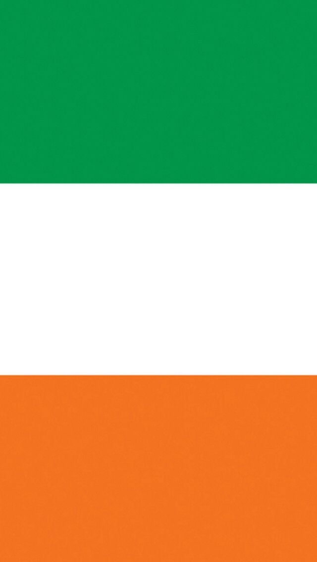 Ireland Irish Flag iPhone 5 5c wallpaper green white orange gold