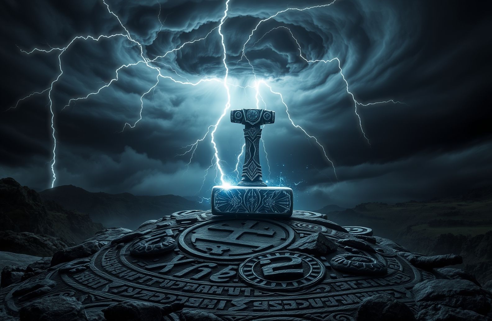 Thor S Hammer Wallpaper
