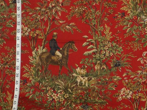 Ralph Lauren Horse Toile Fabric Home Decorating By Brick