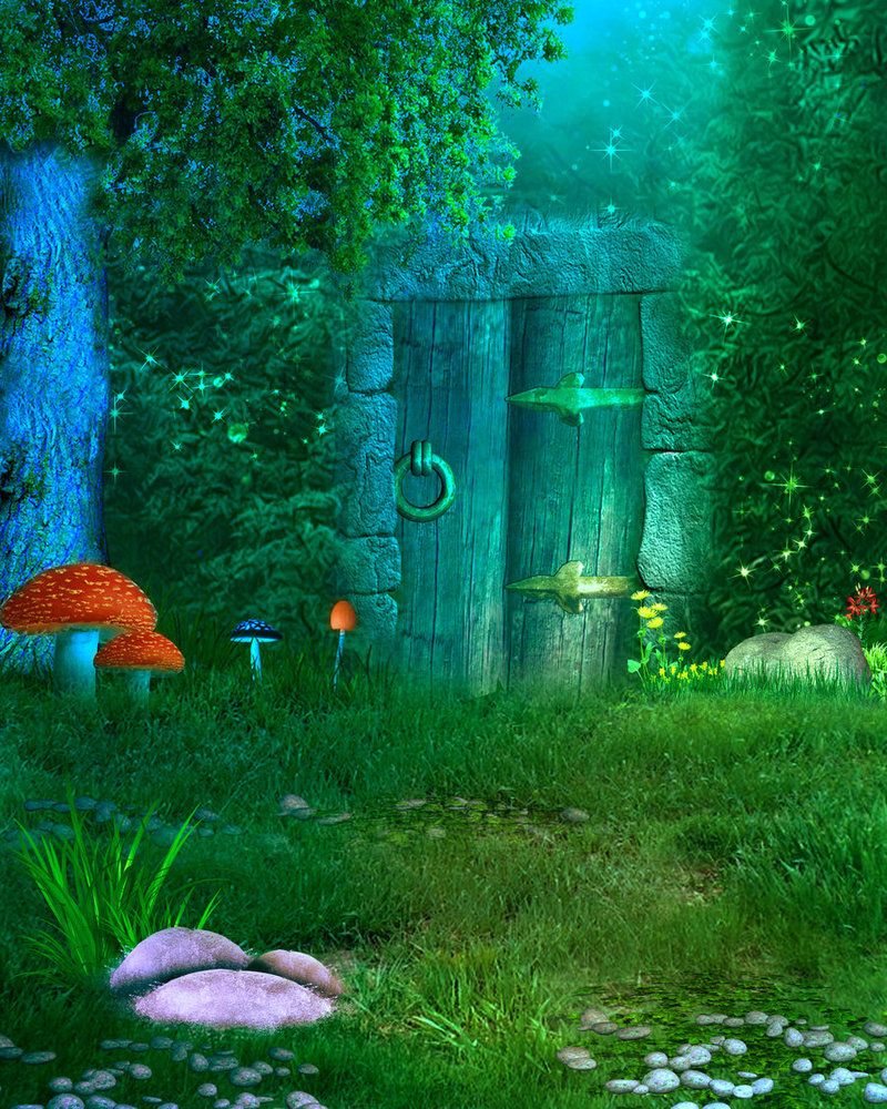 Fantasy Hideaway Bg Stock By Moonglowlilly
