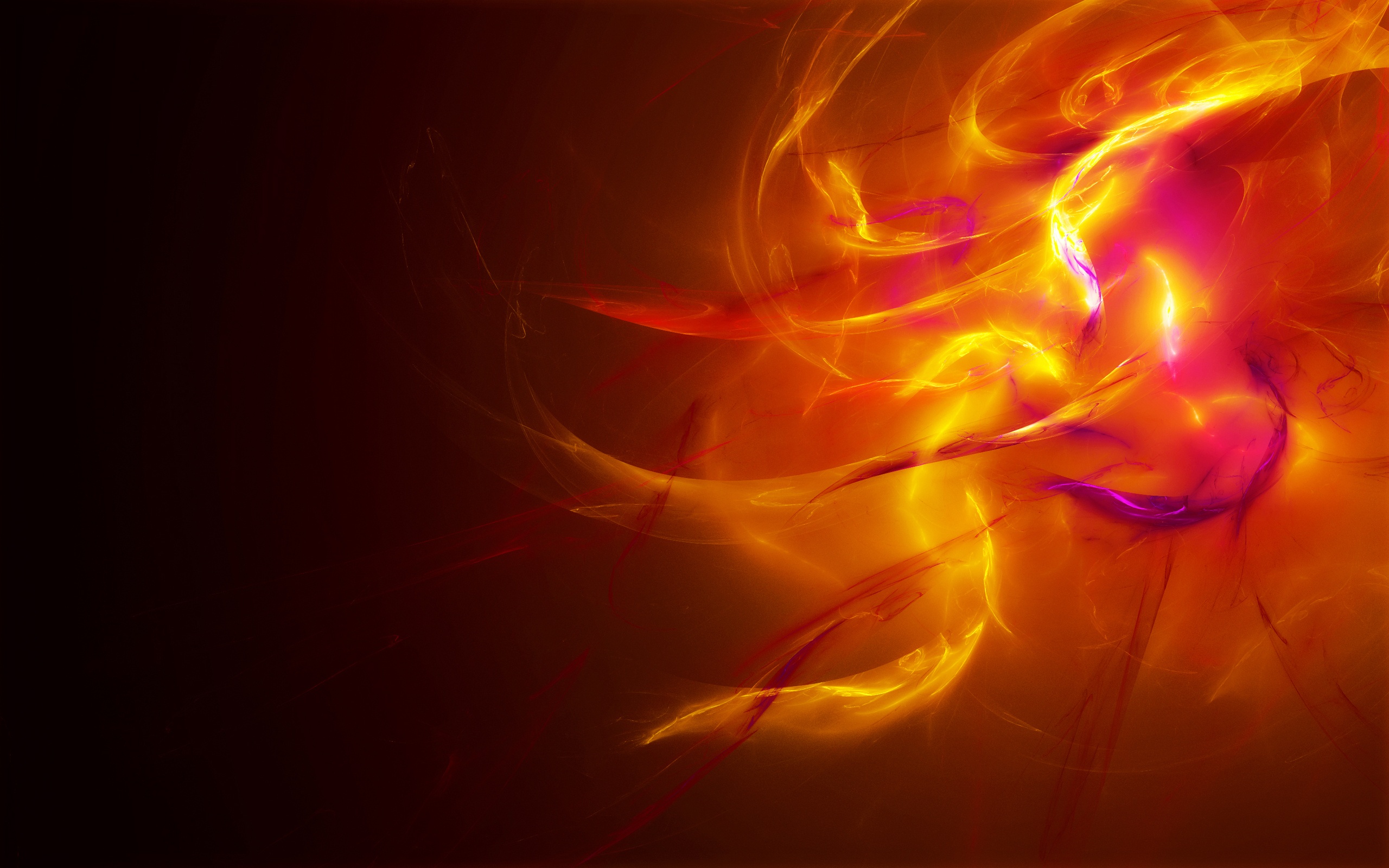 Fire Colors Abstract X Close