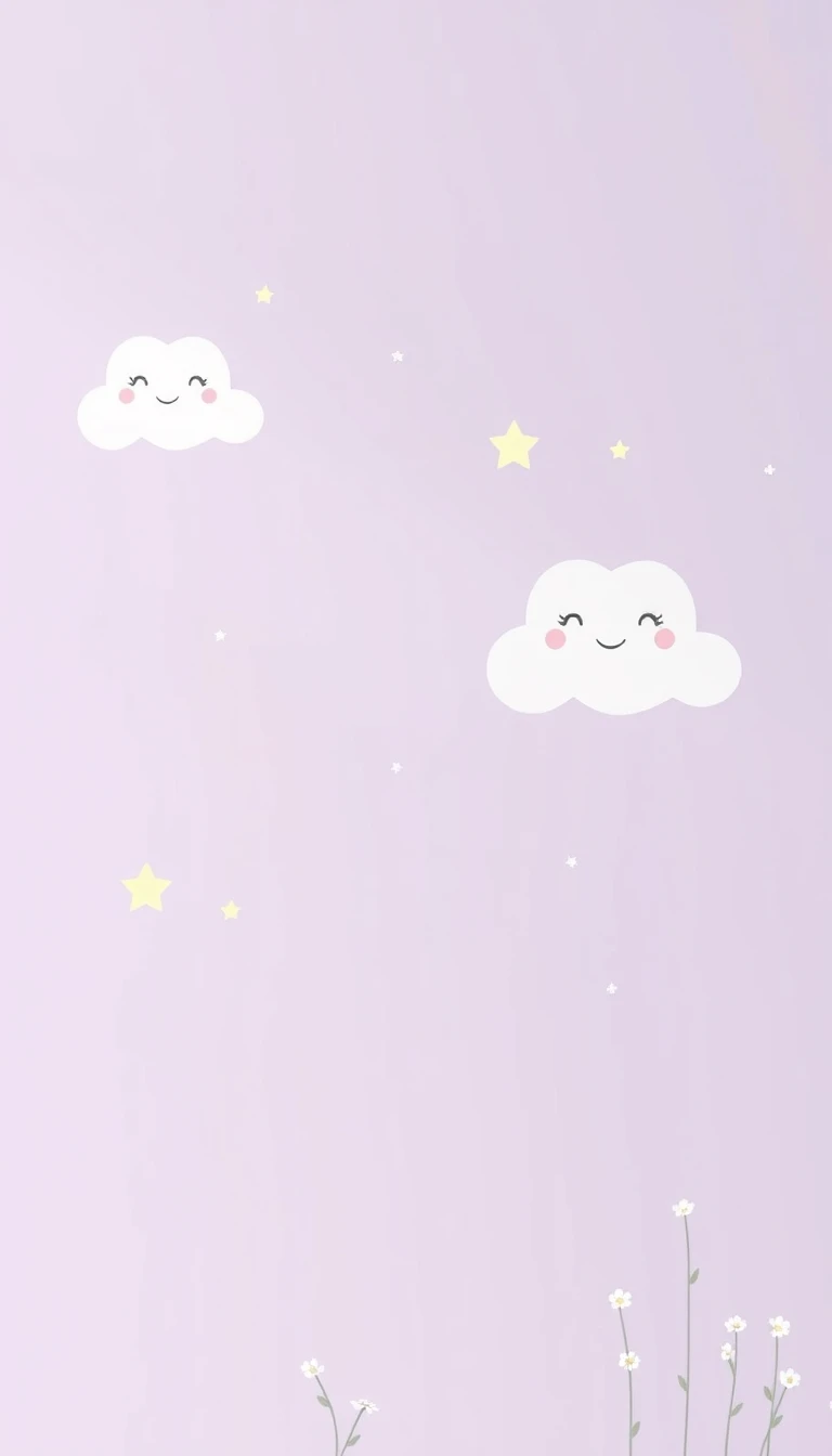Cute Simple Purple Wallpaper