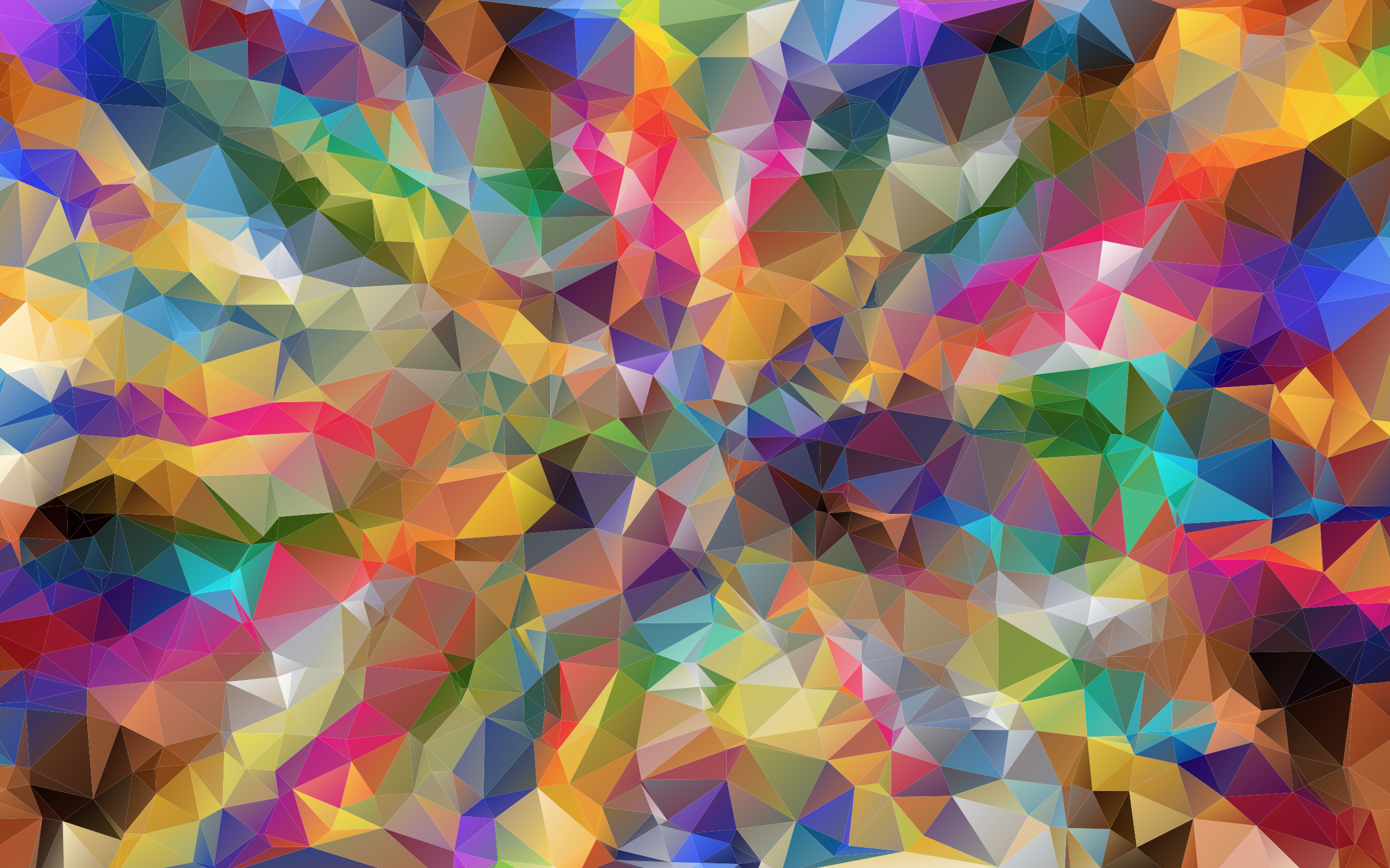 Clipart Colorful Low Poly Wallpaper