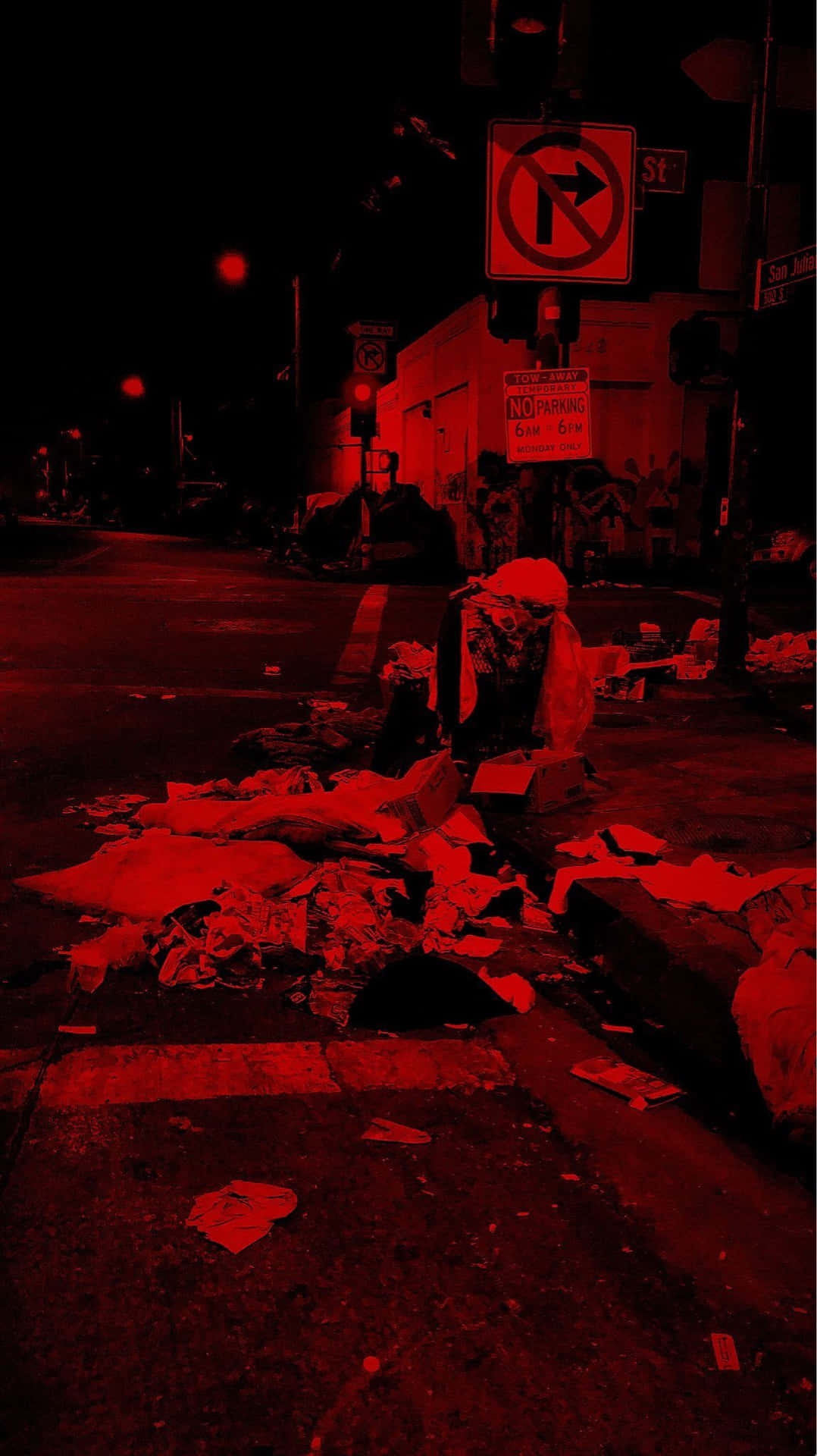 Black And Red Aesthetic Wallpaper