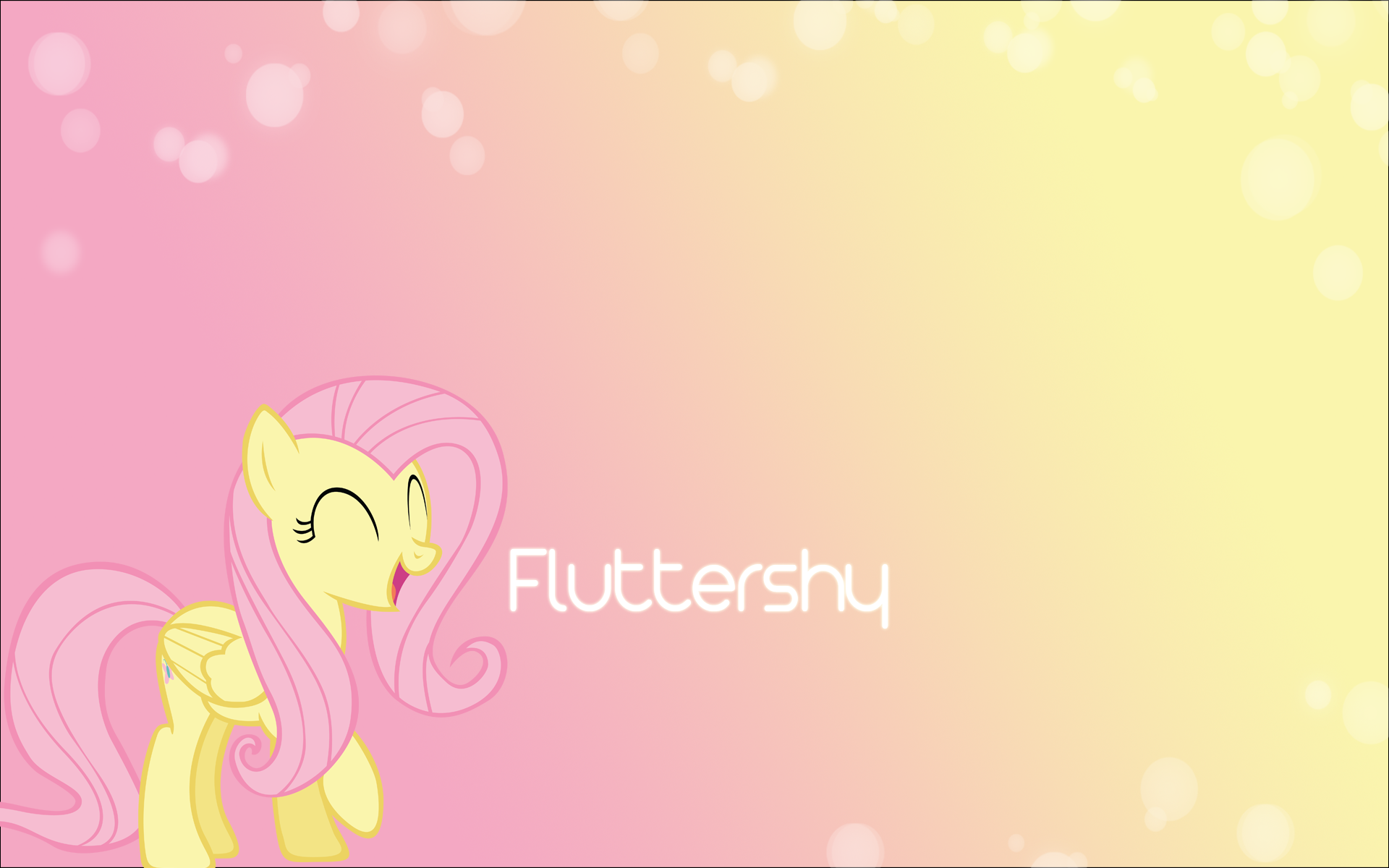 Fluttershy Background Pony Wallpaper