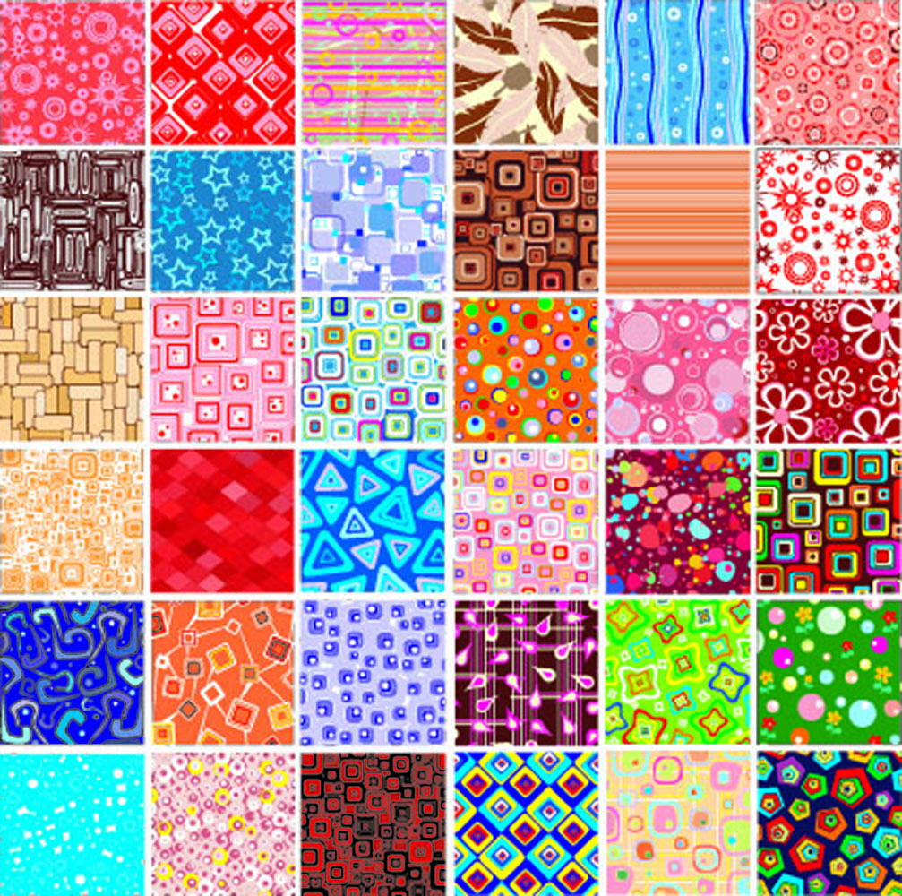 Modern Geometric Patterns For Kids Wallpaper