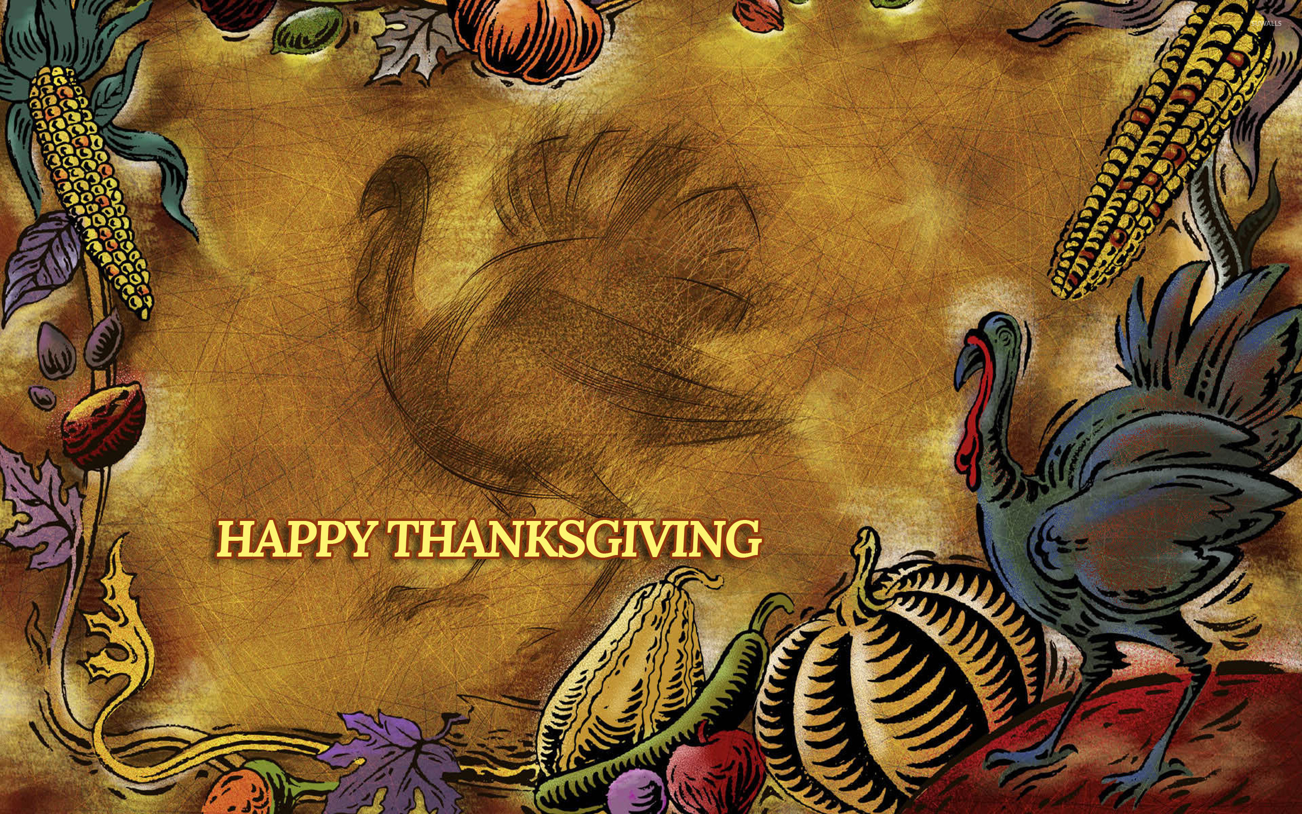 Funny Thanksgiving Wallpaper Happy