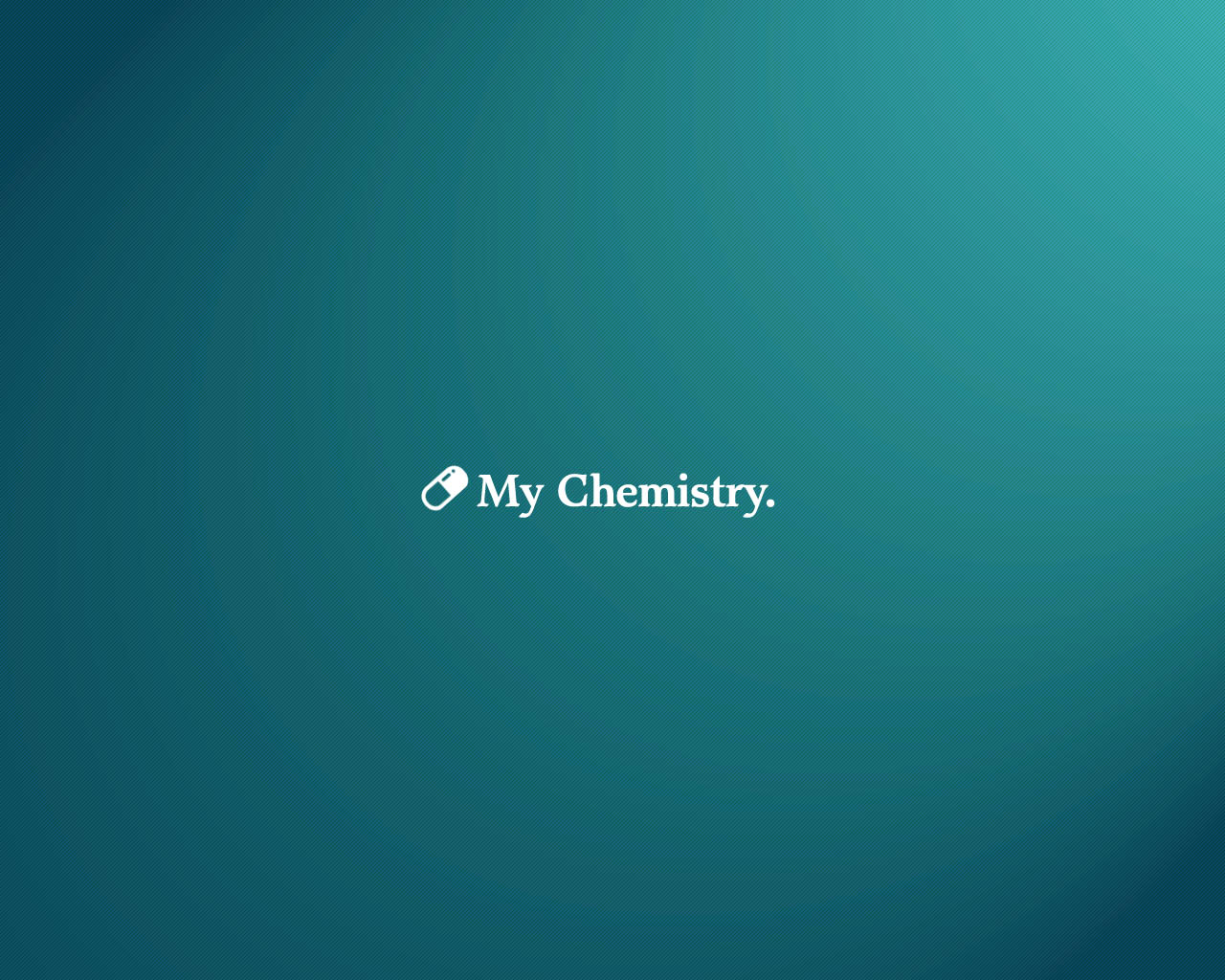 Typography Chemistry Wallpaper