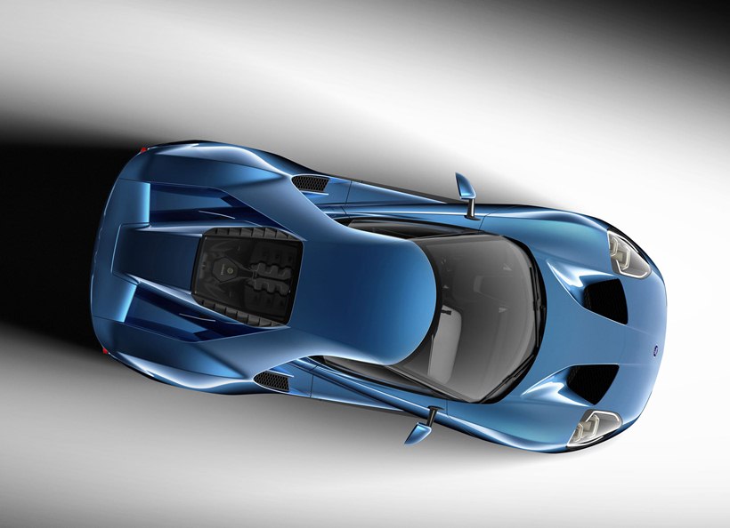 Ford Gt Side Photo Top Shot Size X Nr