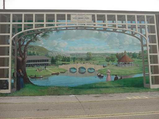 Portsmouth Ohio Flood Wall Murals For