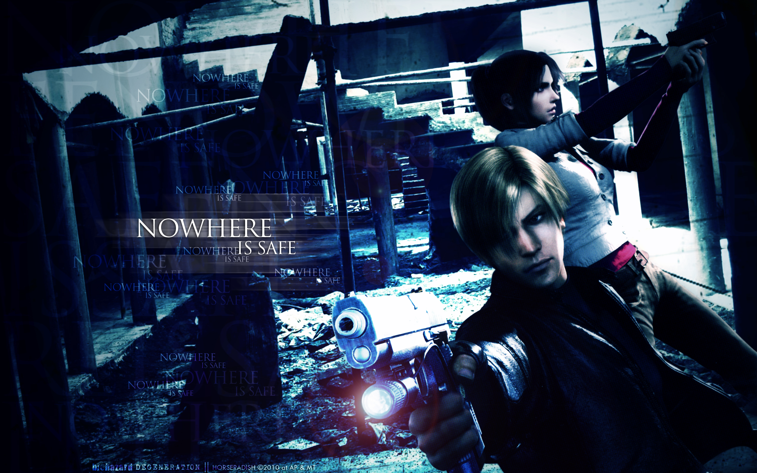 Leon And Claire Wallpaper Kennedy
