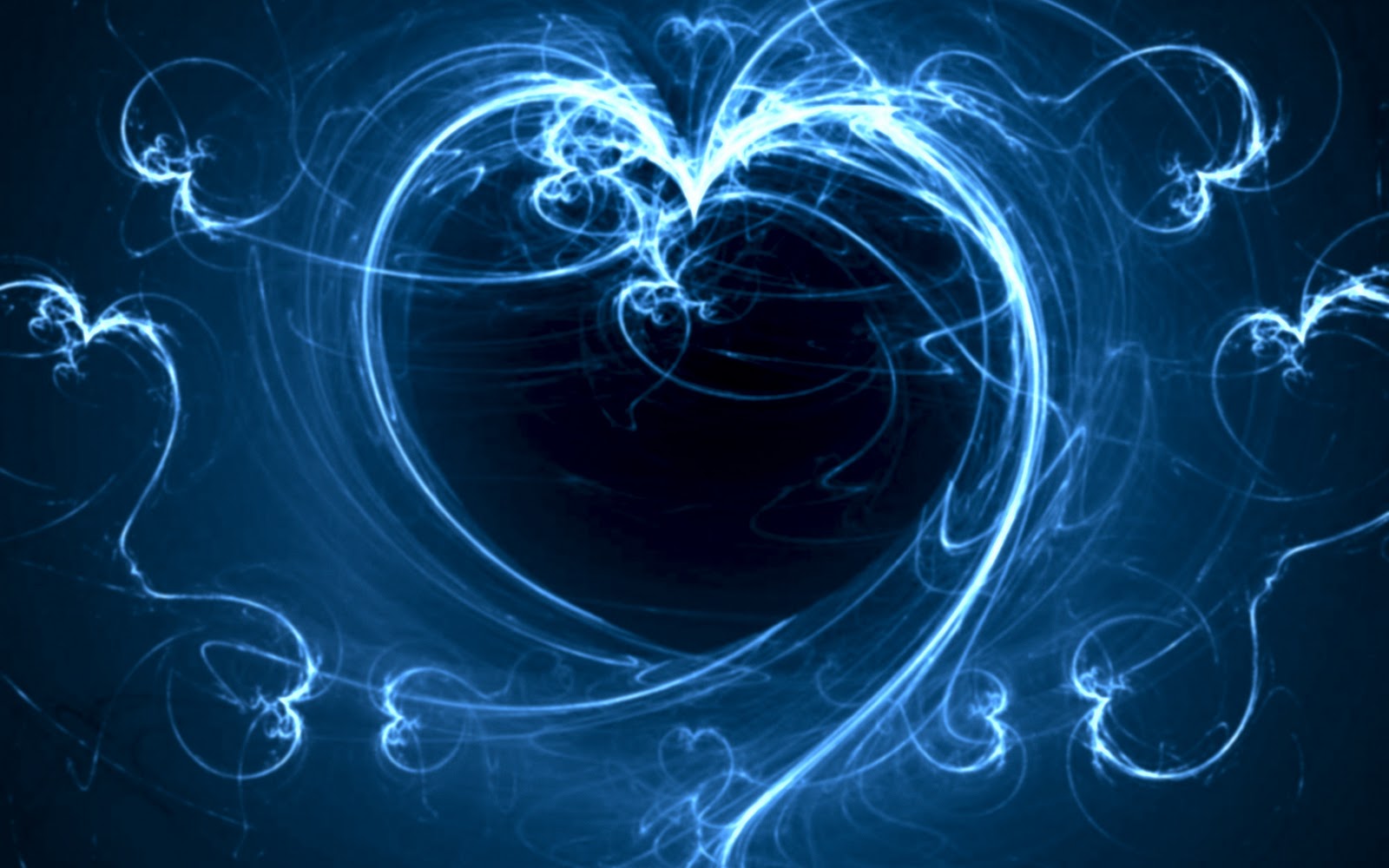 Wongseng HD Wallpaper Abstract Blue Heart