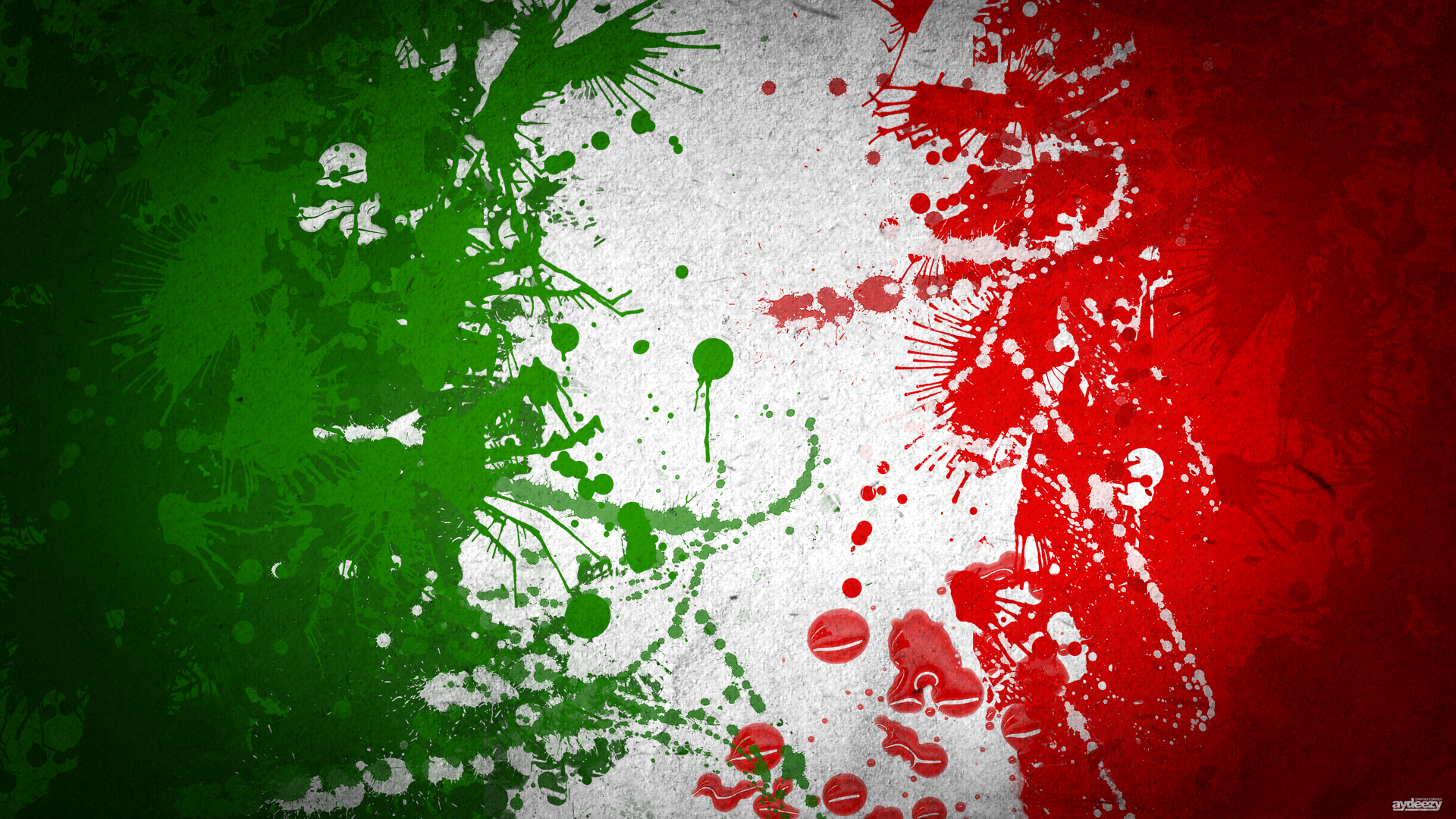 Art Italy Flag Wallpaper Hd Abstract