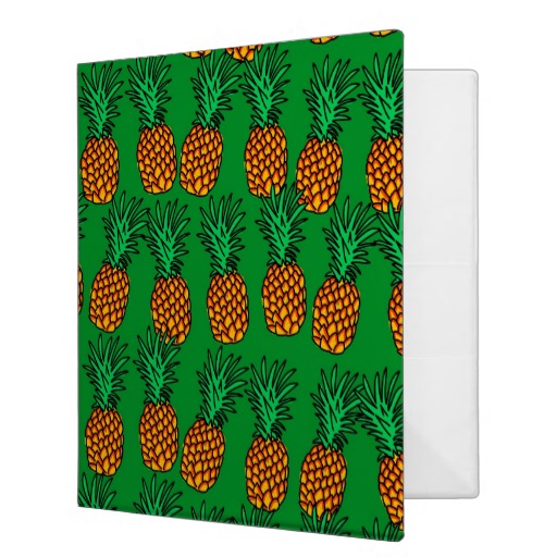 Pineapple Wallpaper Binder
