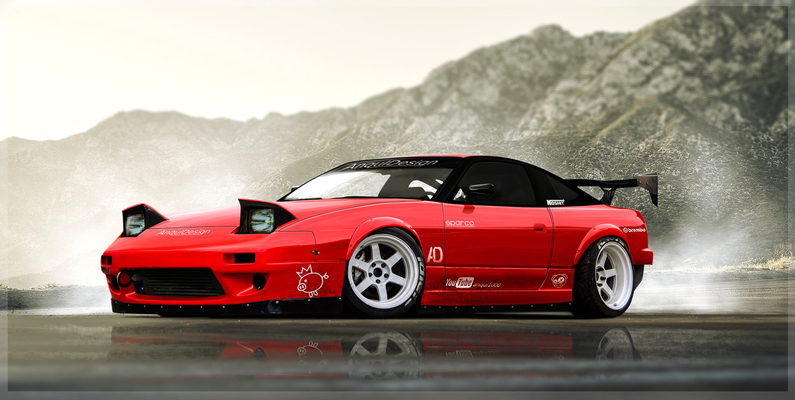 Nissan 180sx Rocket Bunny By Anqui