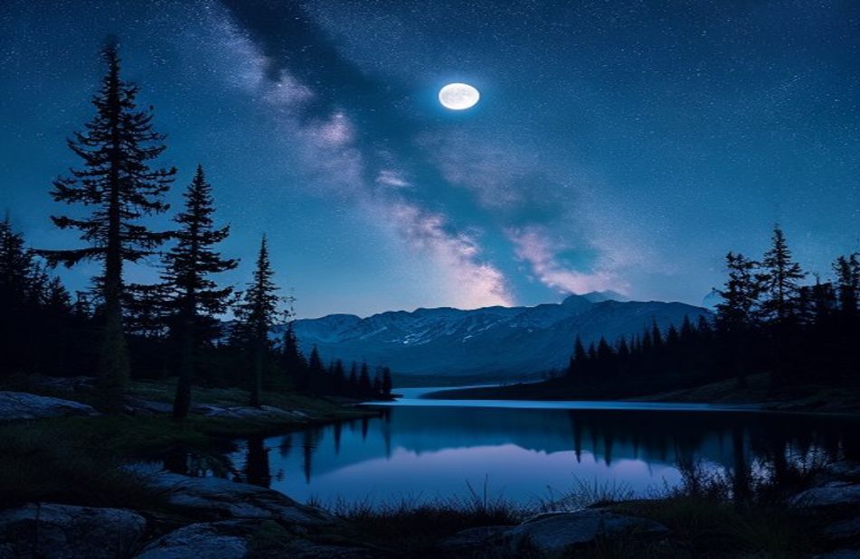 Mountain Night Wallpaper