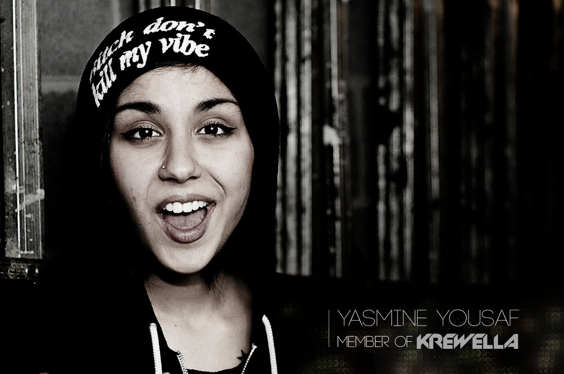 Krewella Yasmine Yousaf Grunge Effect Wallpaper By