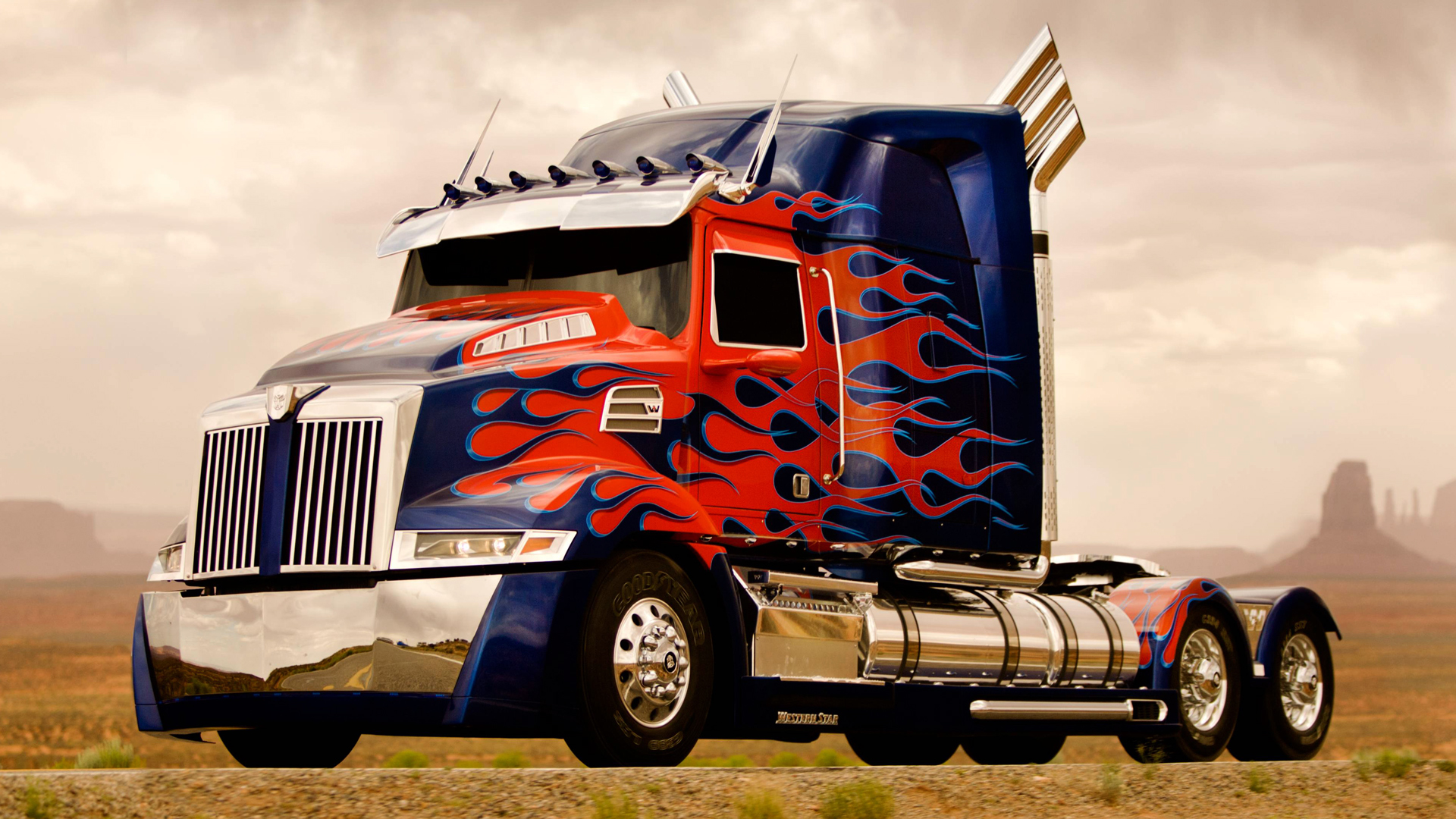 Optimus Prime Transformers Truck HD Wallpaper