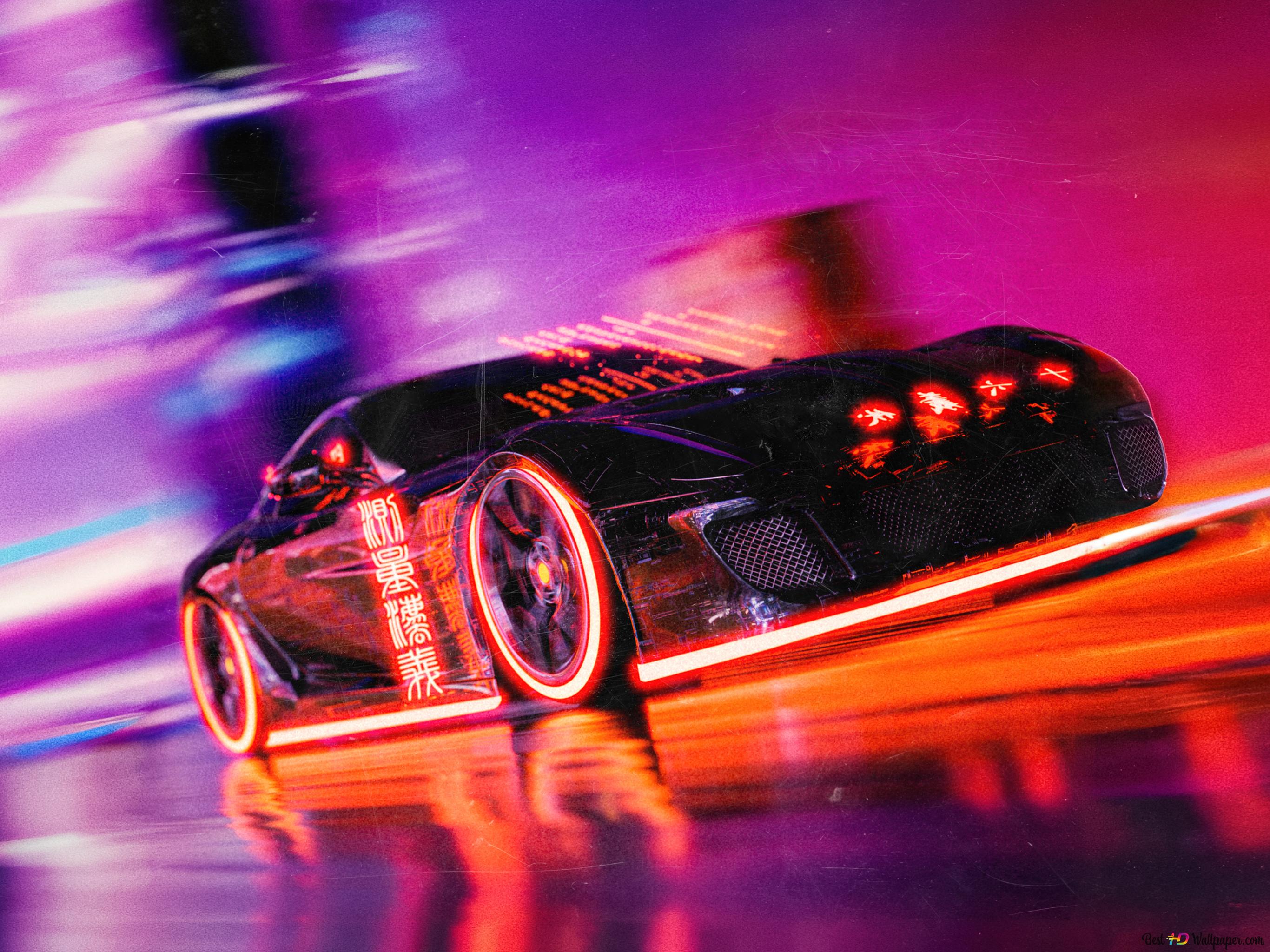 Black Racing Car 4k Wallpaper