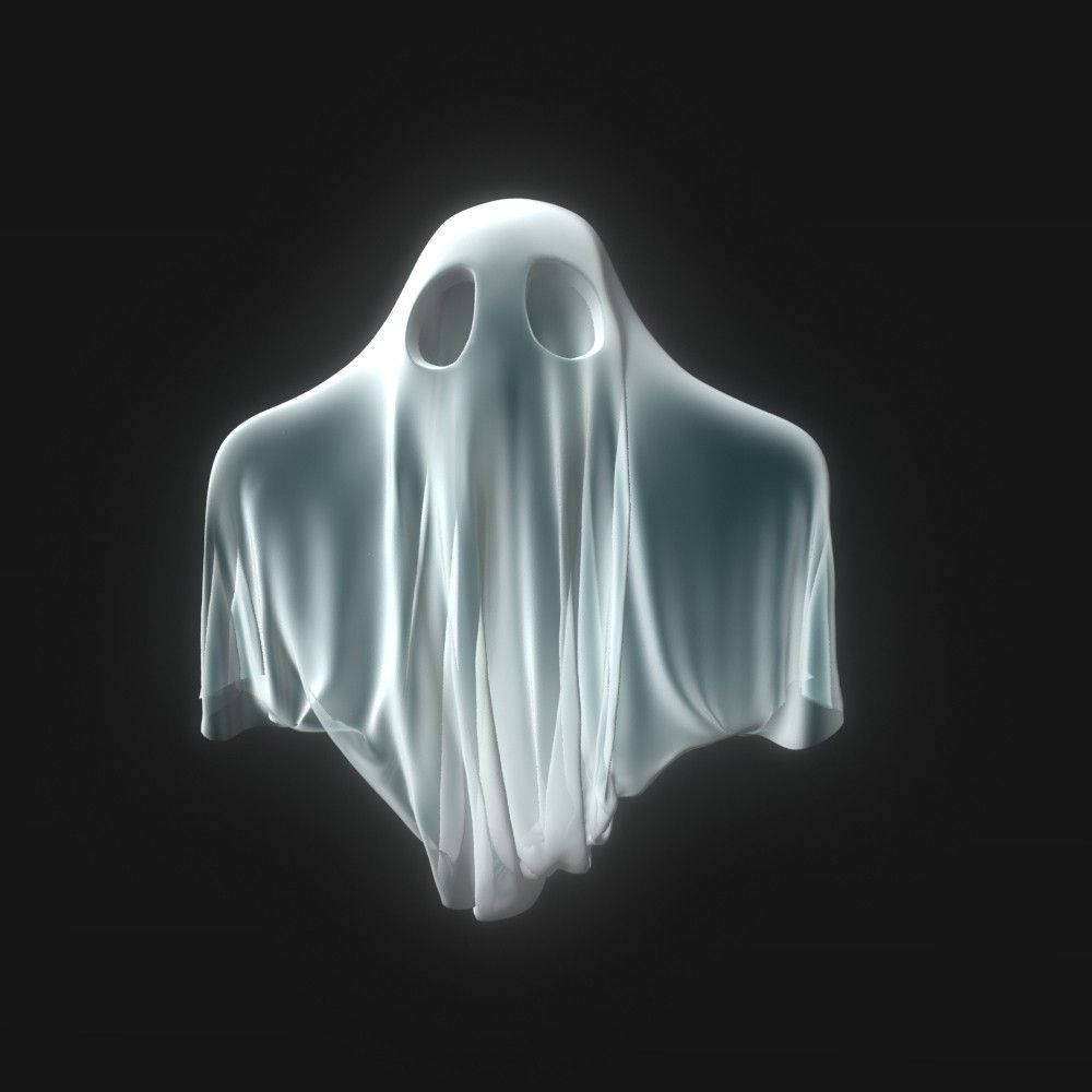 Cool 3d Ghost In Blanket Hhjo621ry9syv6x6 Wallpaper