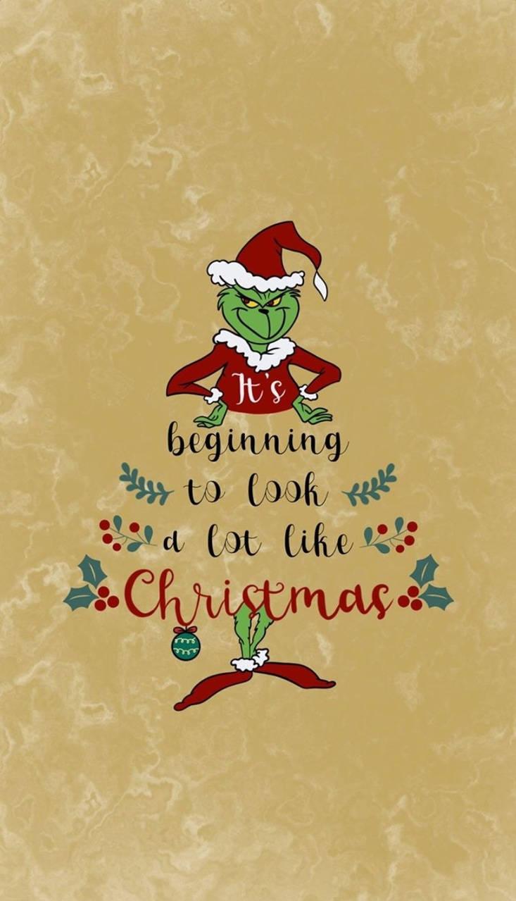 Download The Grinch Christmas Art Wallpaper