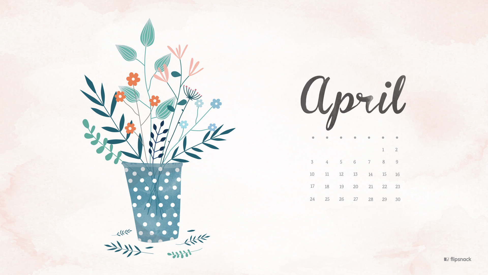🔥 Download April Calendar Wallpaper Desktop Background by brandim39