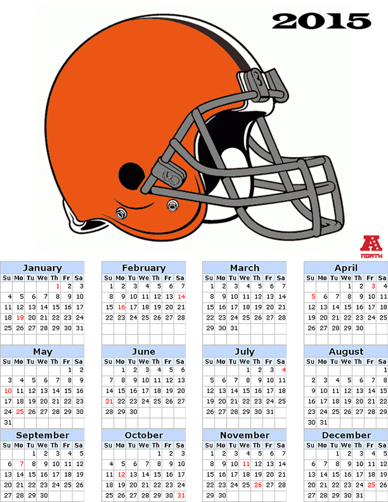 Home The Junk Merchants Calendar Cleveland Browns New