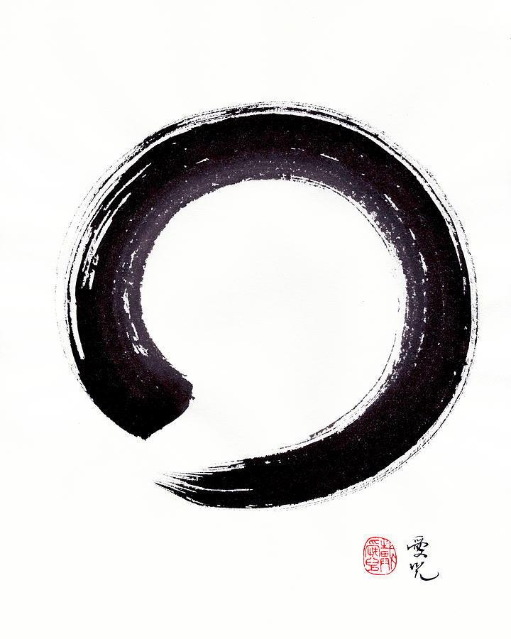 Enso   embracing imperfection Painting by Oiyee At Oystudio Pixels