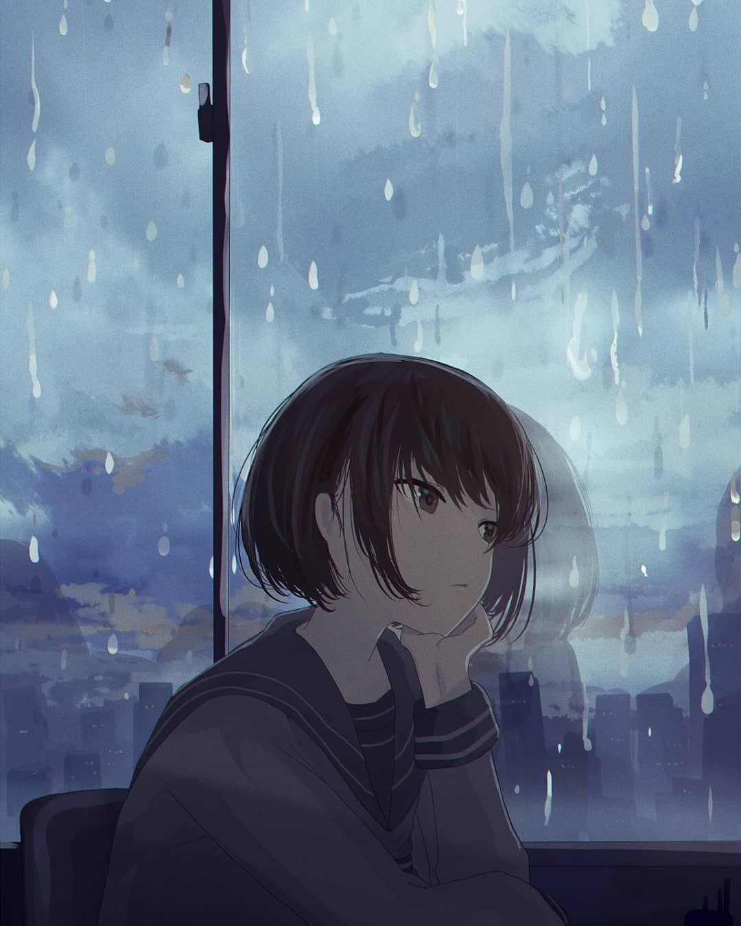 Sad Anime Girl Wallpaper