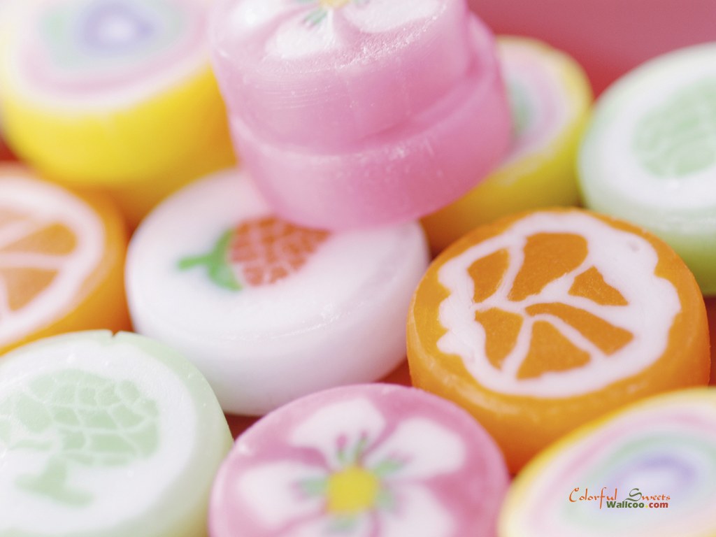 Colorful Candy Wallpaper Background