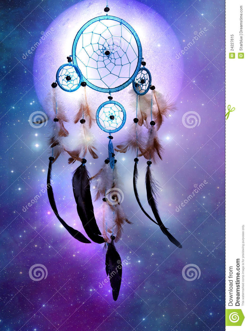 Colorful Dreamcatcher Background Cosmic