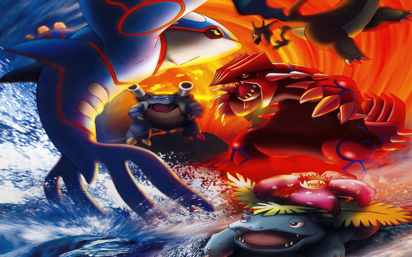 Pokemon Battle Scene Wallpaper